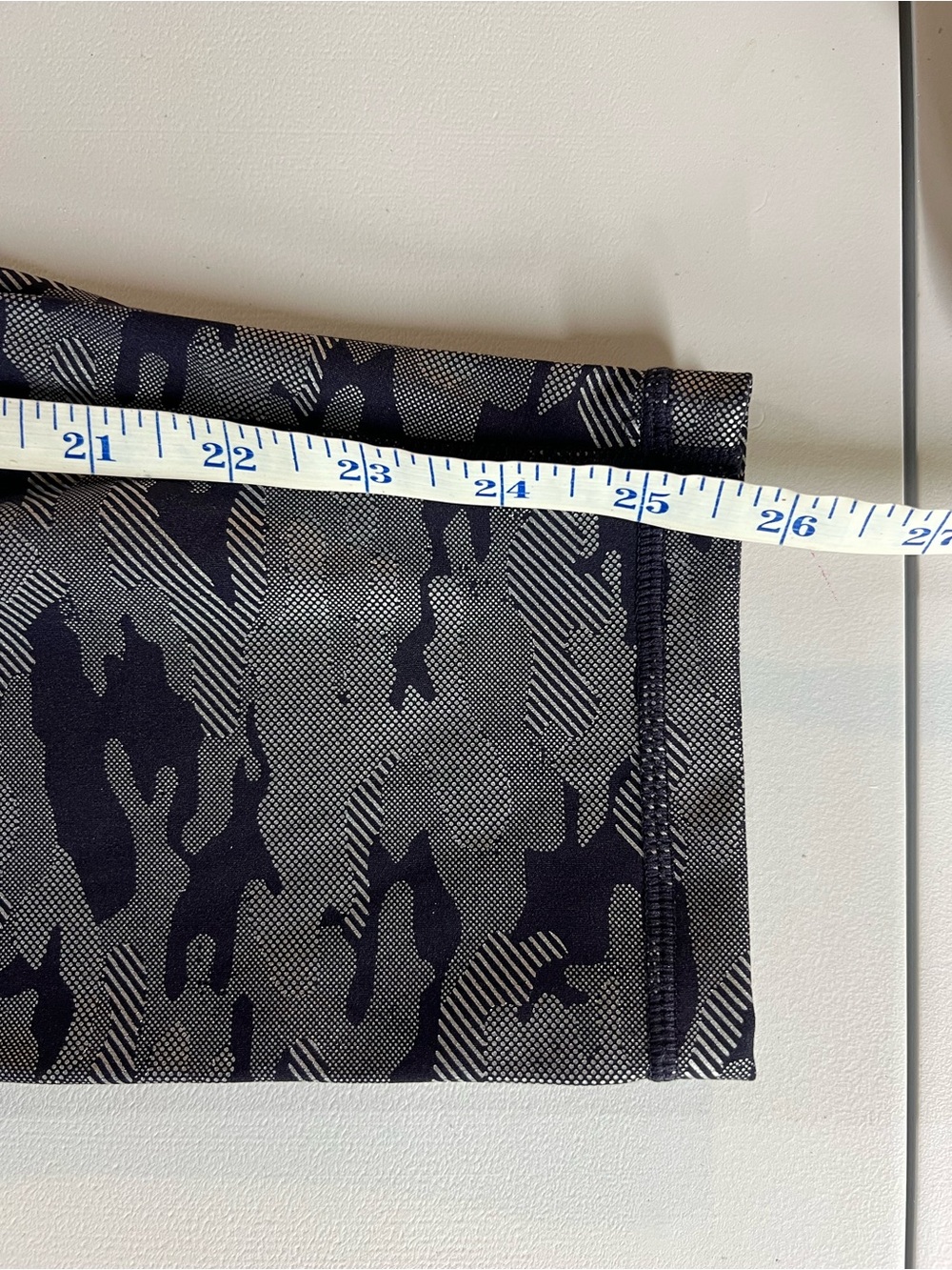 Zyia Active Navy Silver Camo Supreme Hi Rise 7/8 Length Womens 16-18 - Picture 8 of 8
